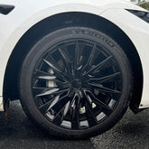 Tampões de roda estilo Nova (conjunto de 4) para Tesla 2024+ Model 3 jantes Highland Photon de 18'' (inspiradas nas jantes Nova de 19'')